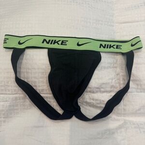 New Men's Black Jock Strap. Size Medium.